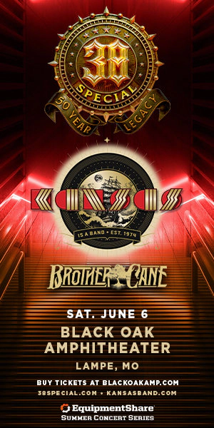 Win tickets to 38 Special & Kansas at Black Oak Amphitheater Lampe MO