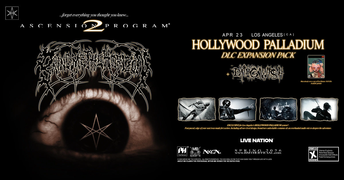 Win tickets to Bring Me the Horizon at Hollywood Palladium Los Angeles CA