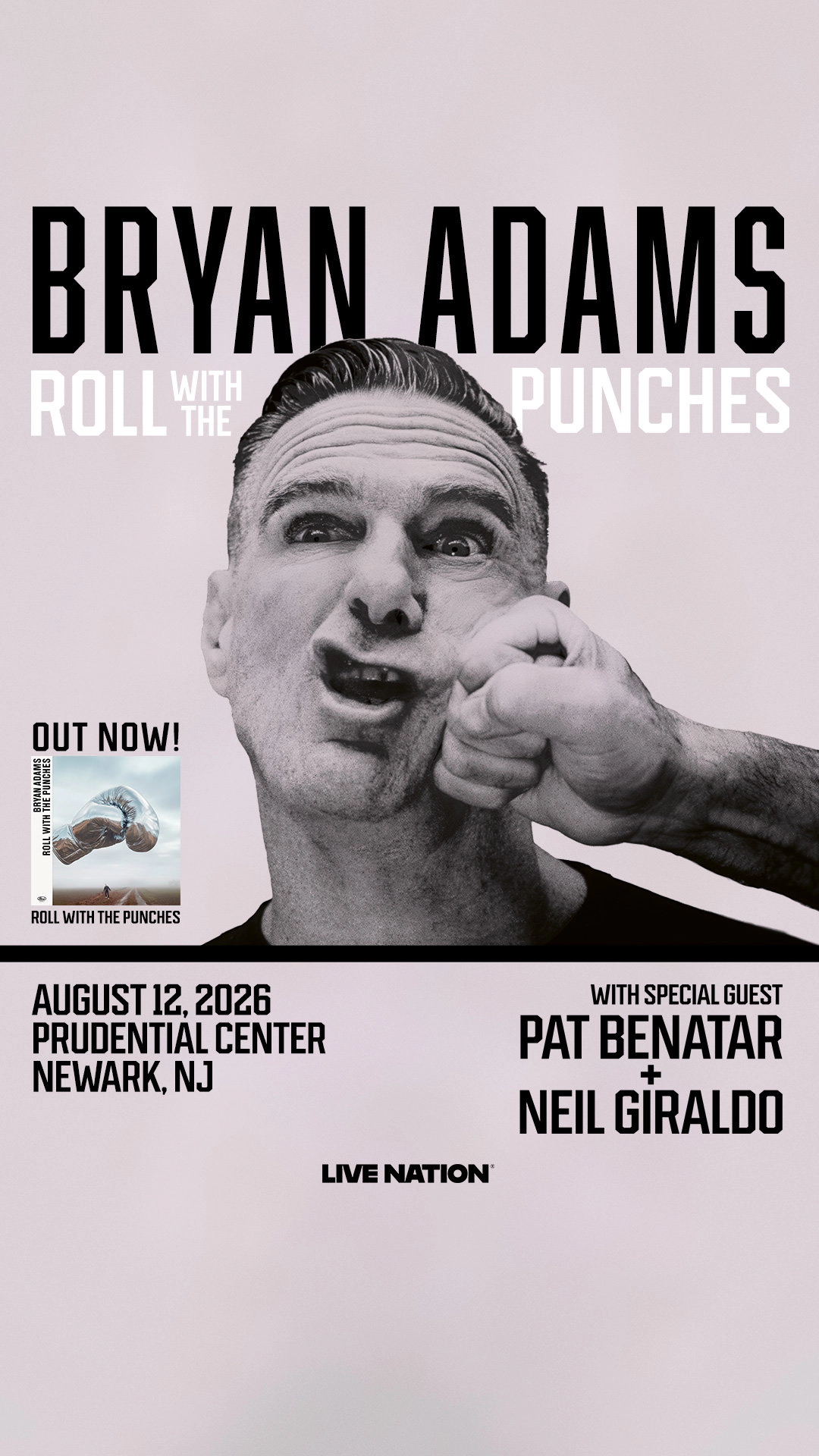 Win tickets to Bryan Adams at Prudential Center Newark NJ