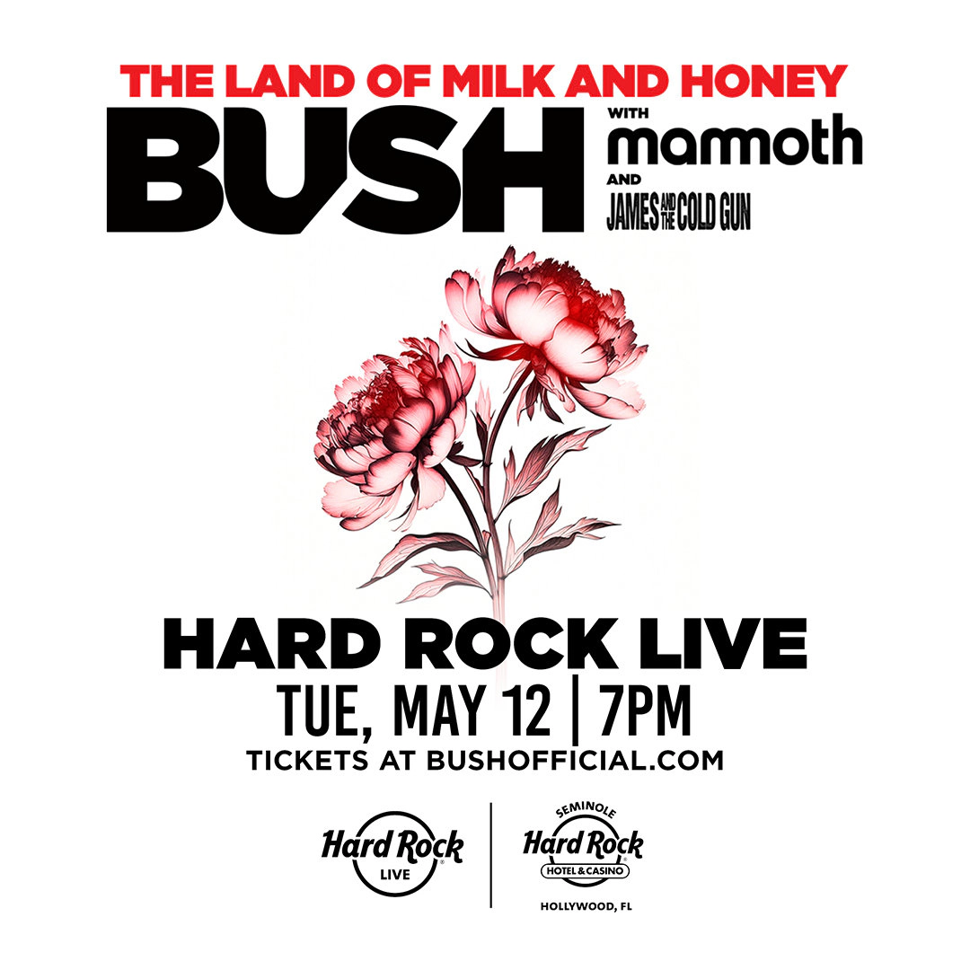 Win tickets to Bush at Hard Rock Live Davie FL
