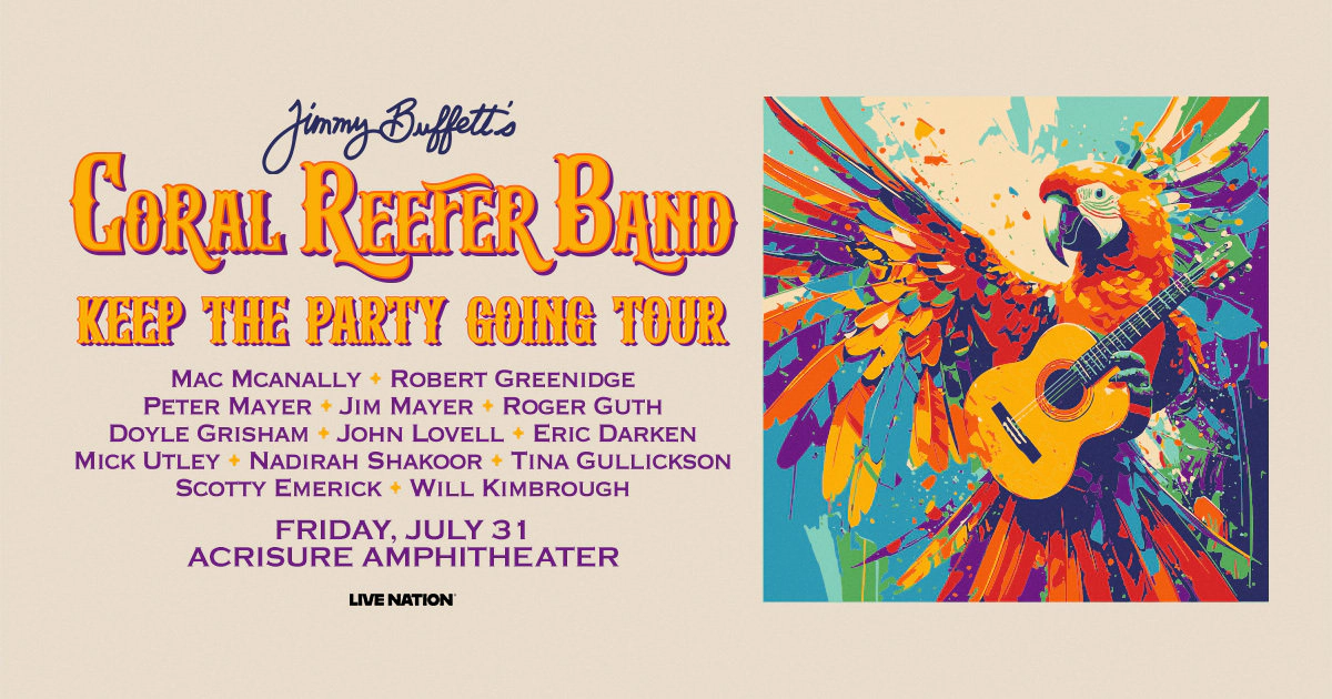 Win tickets to Coral Reefer Band at Acrisure Amphitheater Grand Rapids MI