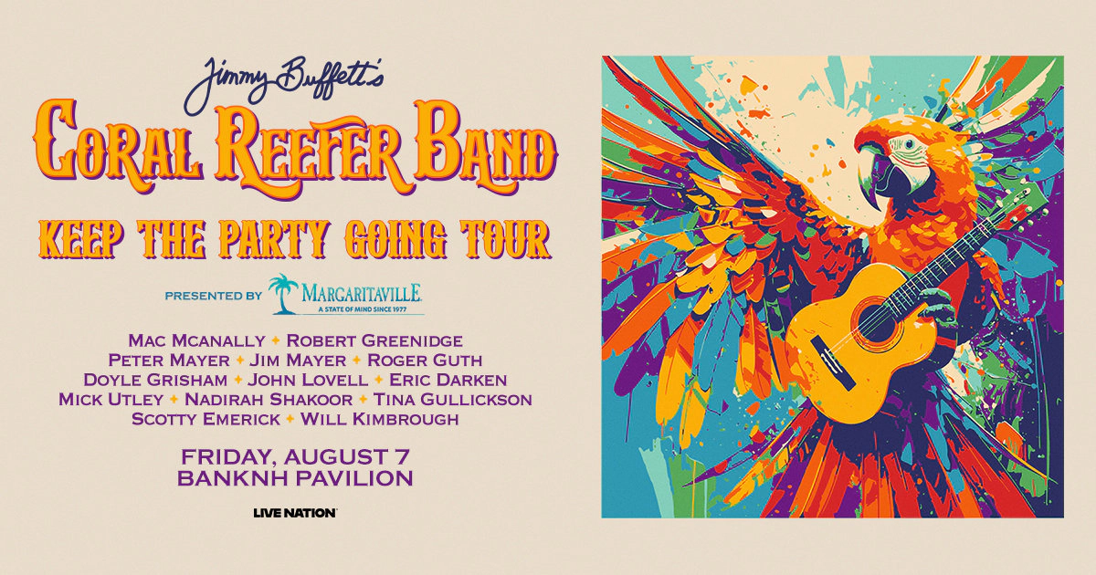 Win tickets to Coral Reefer Band at BankNH Pavilion Gilford NH