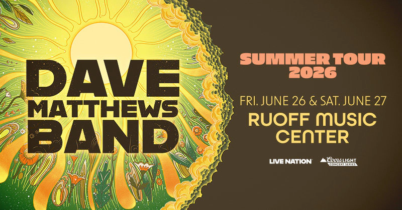 Win tickets to Dave Matthews Band at Ruoff Music Center Noblesville IN