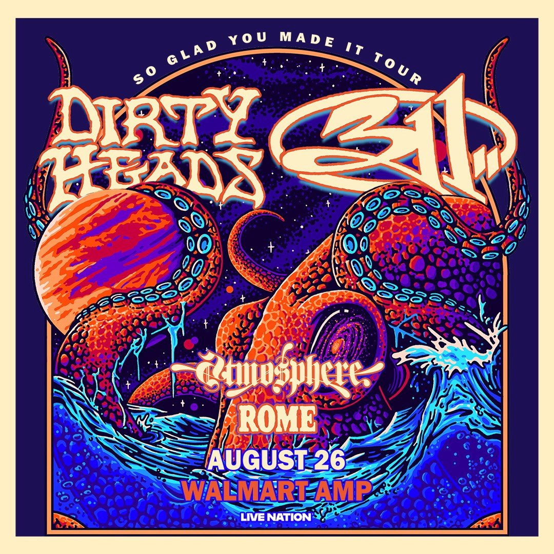 Win tickets to Dirty Heads and 311 at Walmart AMP Rogers AR
