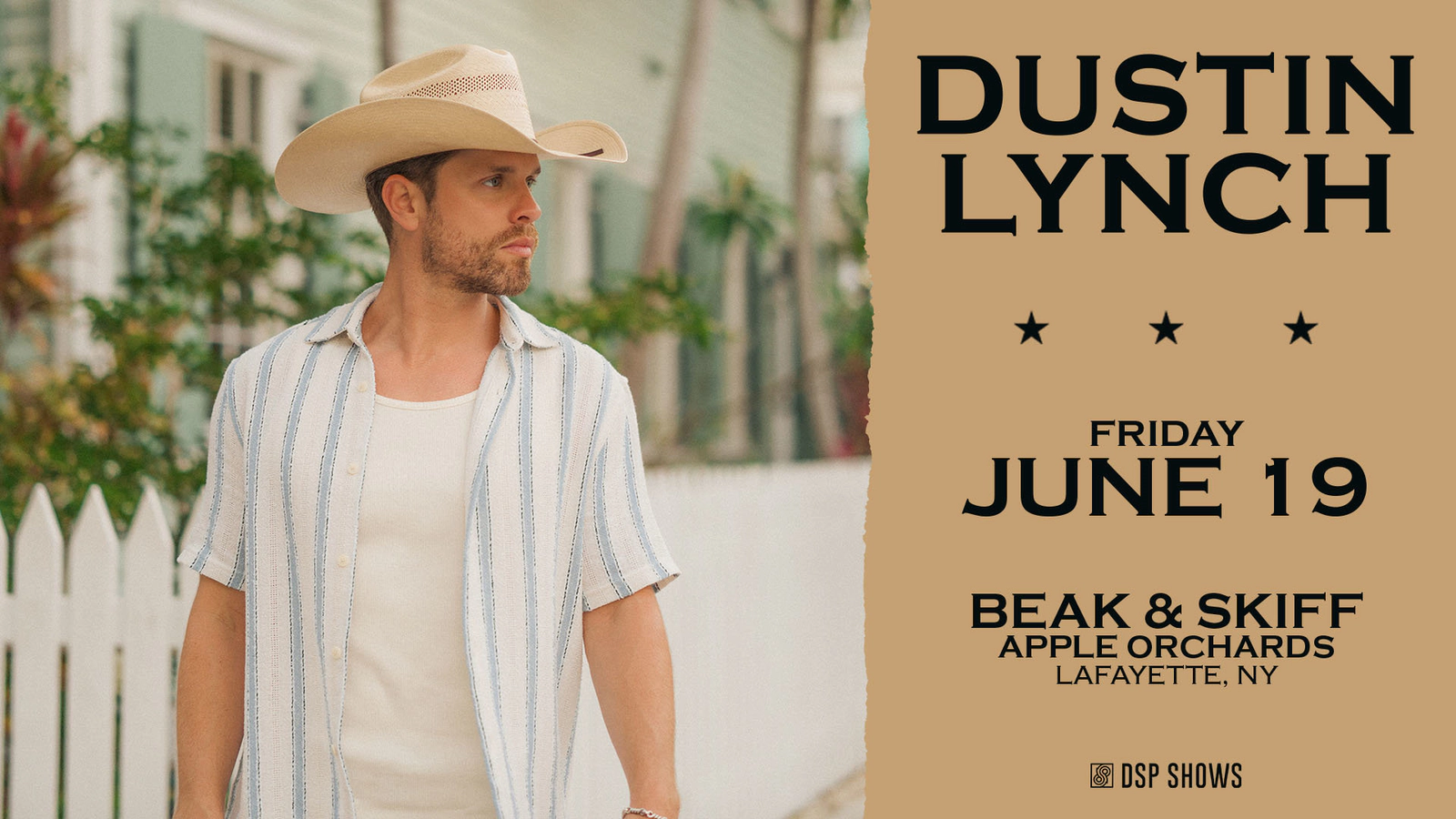 Win tickets to Dustin Lynch at Beak & Skiff Lafayette NY