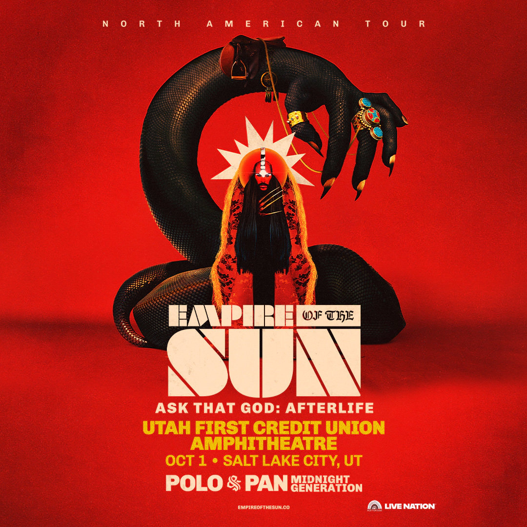 Win tickets to Empire of the Sun at Utah First Credit Union Amphitheatre West Valley City UT