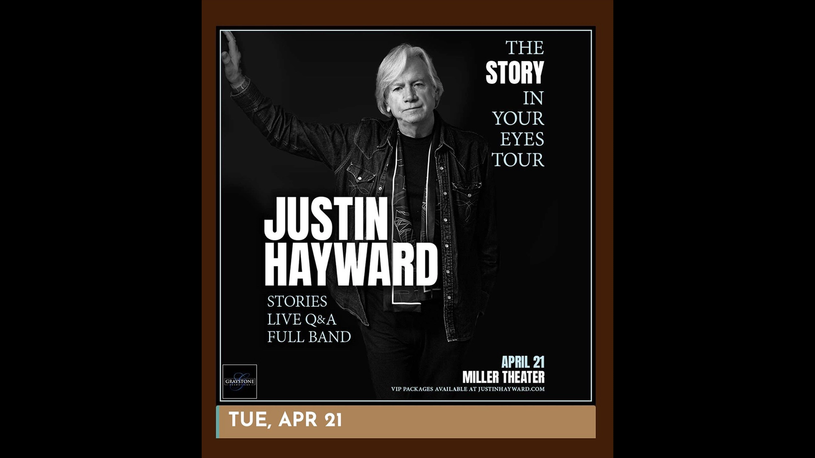 Win tickets to Justin Hayward at The Miller Theater Augusta GA