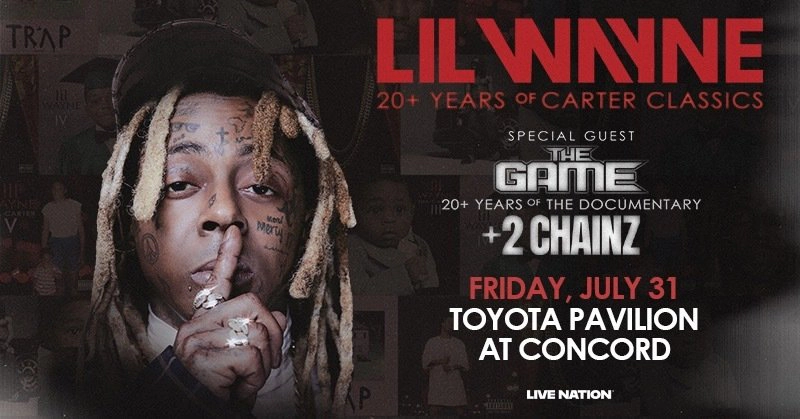 Win tickets to Lil Wayne at Toyota Pavilion Concord CA