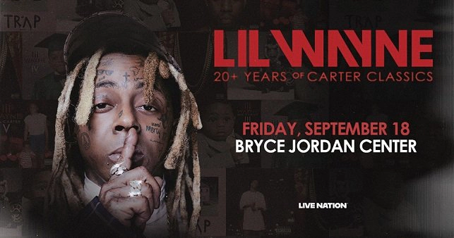Win tickets to Lil Wayne at Bryce Jordan Center State College PA
