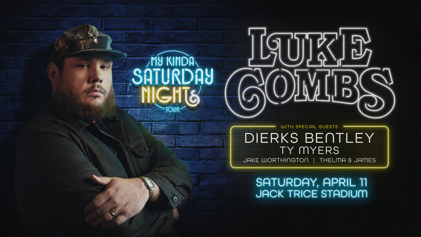 Win tickets to Luke Combs at Jack Trice Stadium Ames IA