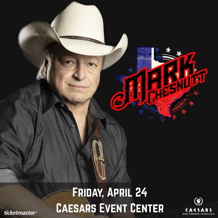 Win tickets to Mark Chesnutt at Caesars Event Center Elizabeth IN