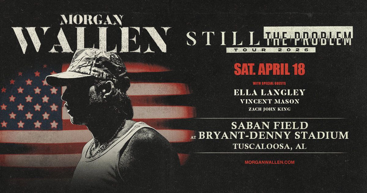 Win tickets to Morgan Wallen at Saban Field at Bryant‑Denny Stadium Tuscaloosa AL