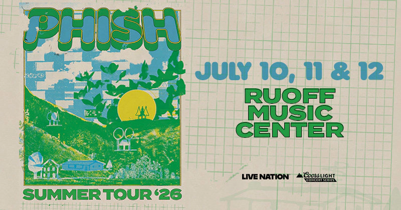 Win tickets to Phish at Ruoff Music Center Noblesville IN