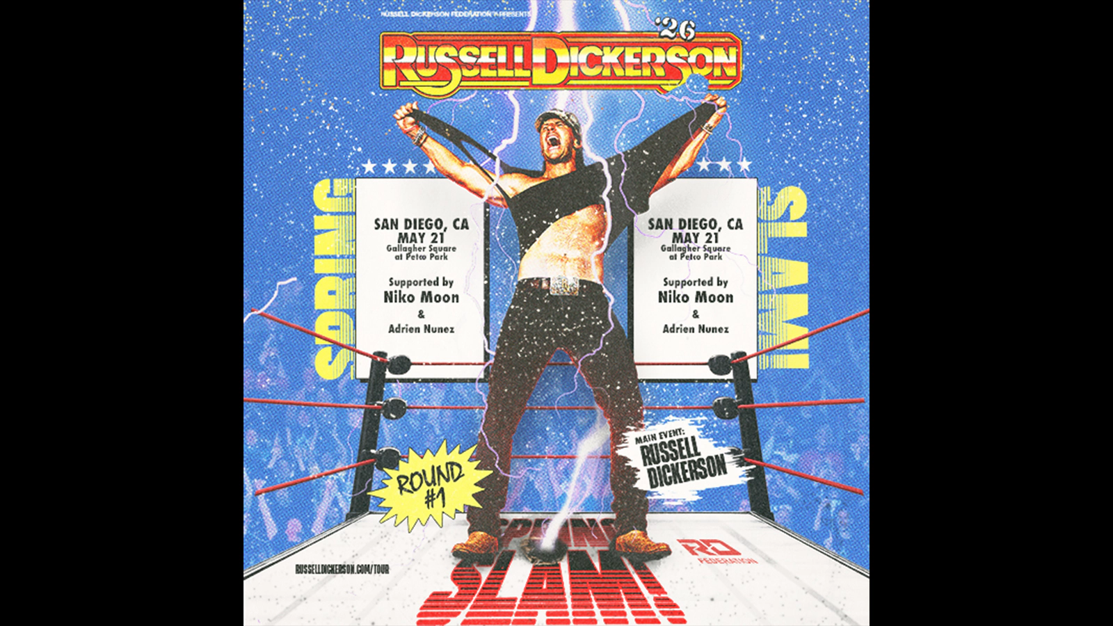 Win tickets to Russell Dickerson at Petco Park San Deigo CA