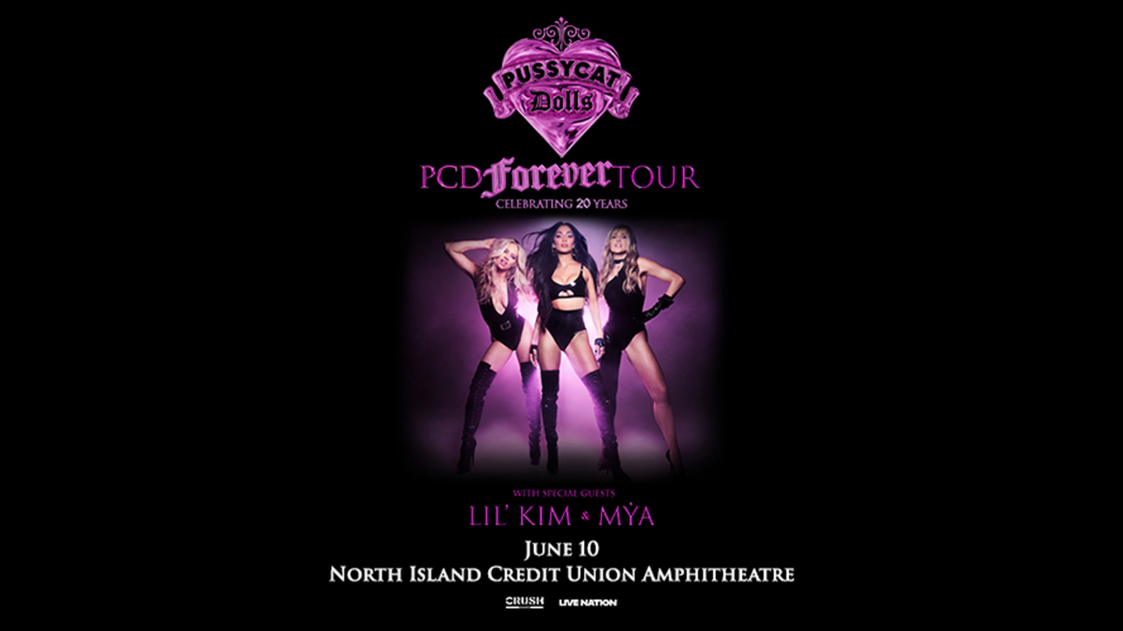 Win tickets to The Pussycat Dolls at Island Credit Union Amphitheatre Chula Vista CA