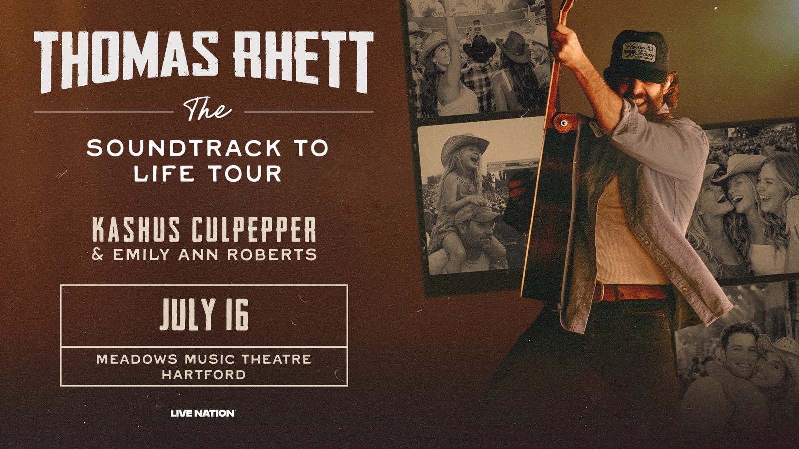 Win tickets to Thomas Rhett at Meadows Music Theatre Hartford CT