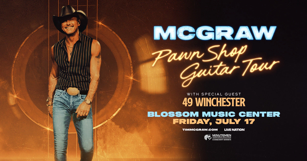 Win tickets to Tim McGraw at Blossom Music Center Cuyahoga Falls OH