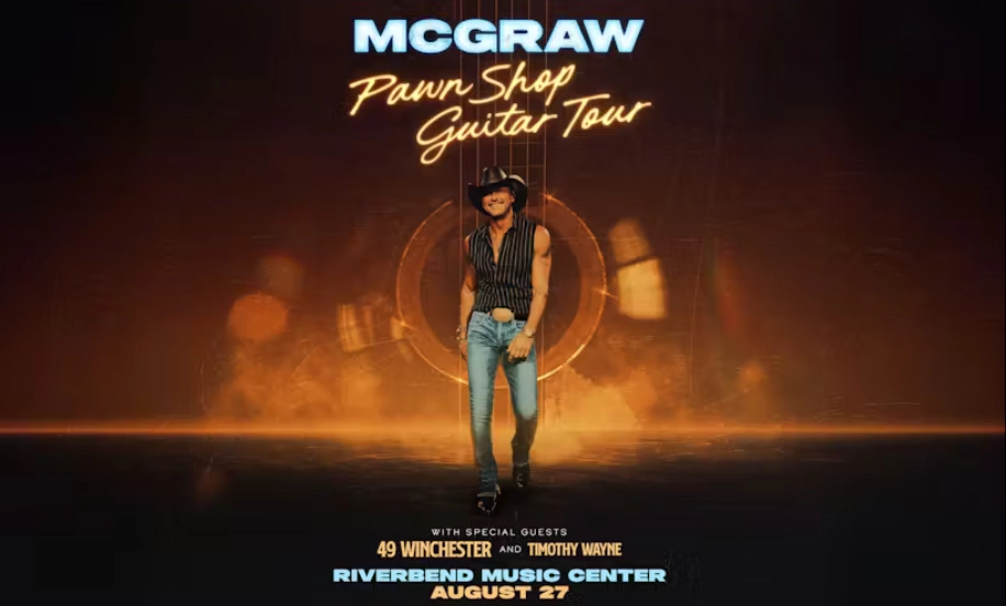 Win tickets to Tim McGraw at Riverbend Music Center Cincinnati OH
