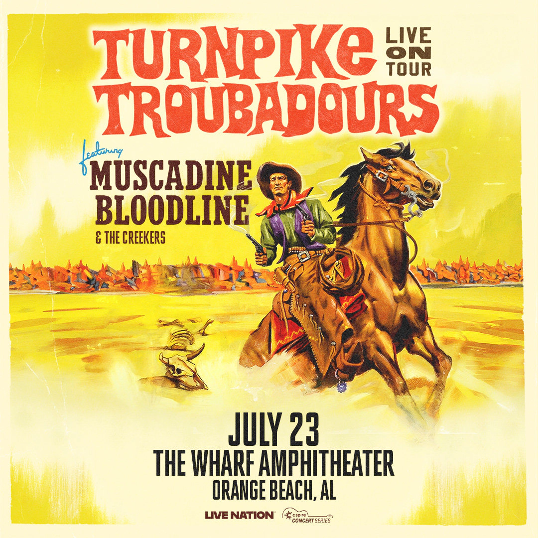Win tickets to Turnpike Troubadours at The Wharf Amphitheater Orange Beach AL