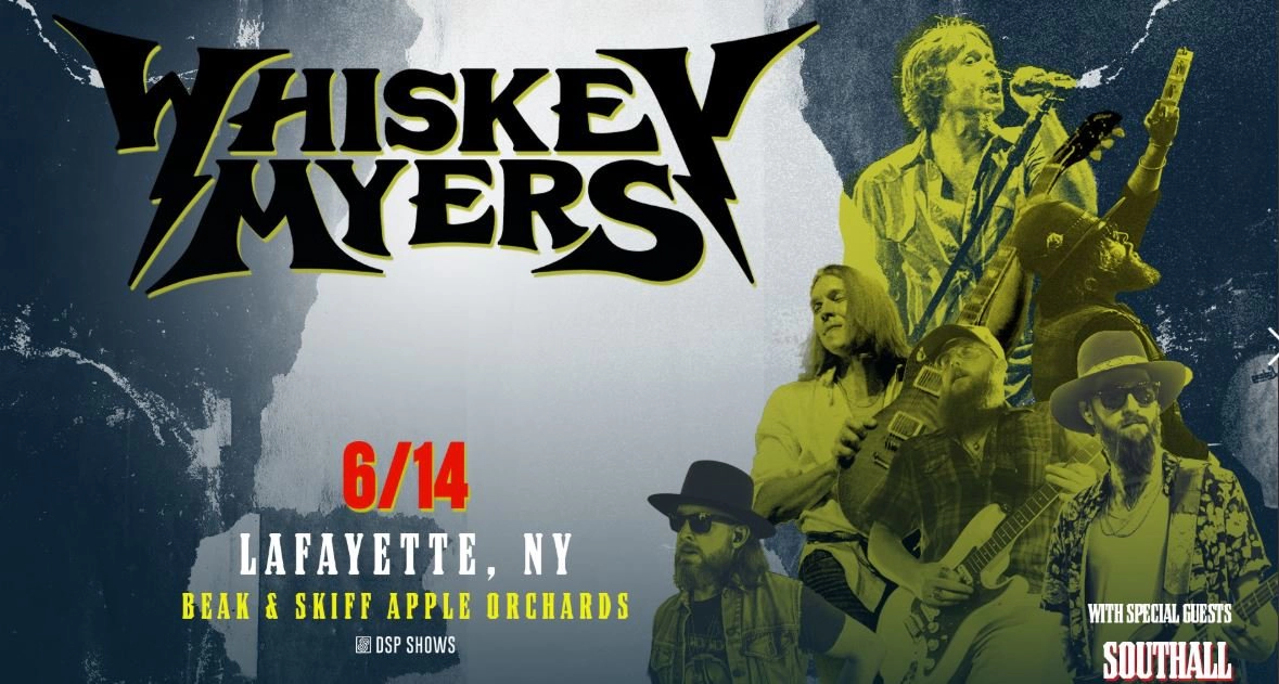 Win tickets to Whiskey Meyers at Beak & Skiff Lafayette NY