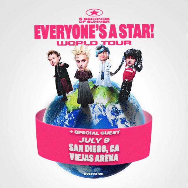 Win tickets to 5 Seconds of Summer at Viejas Arena San Diego CA