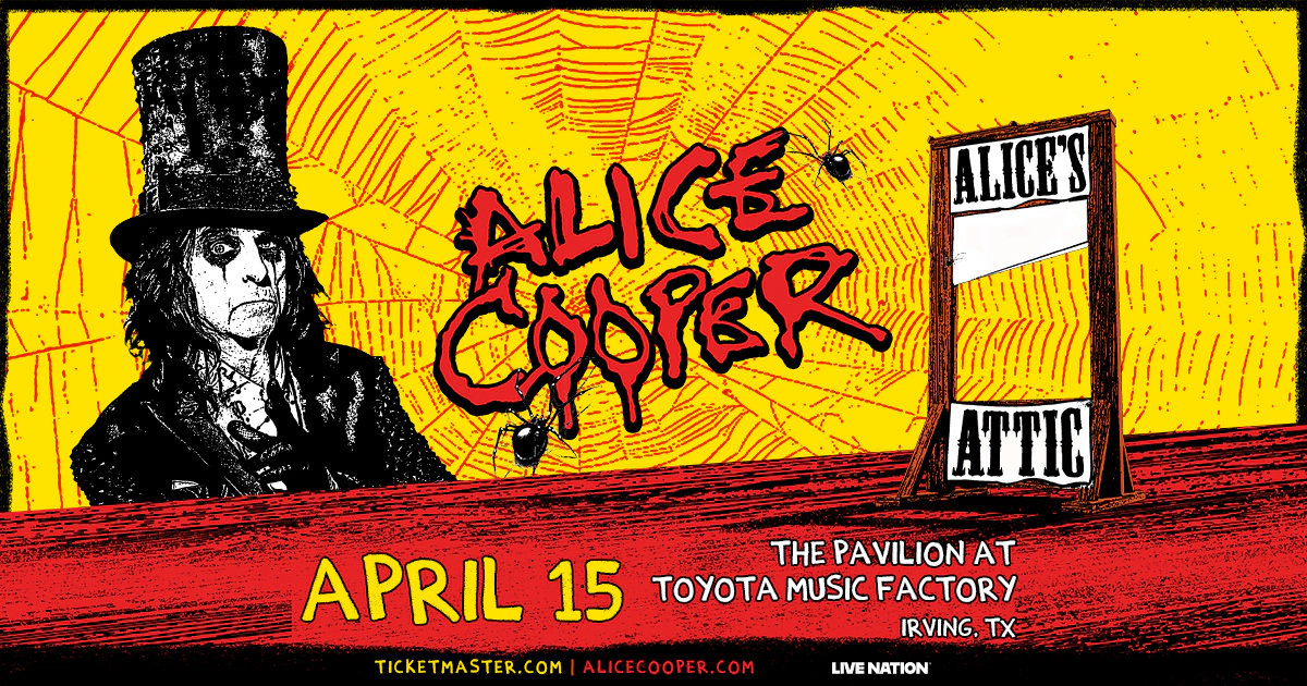 Win tickets to Alice Cooper at The Pavilion at Toyota Music Factory Irving TX