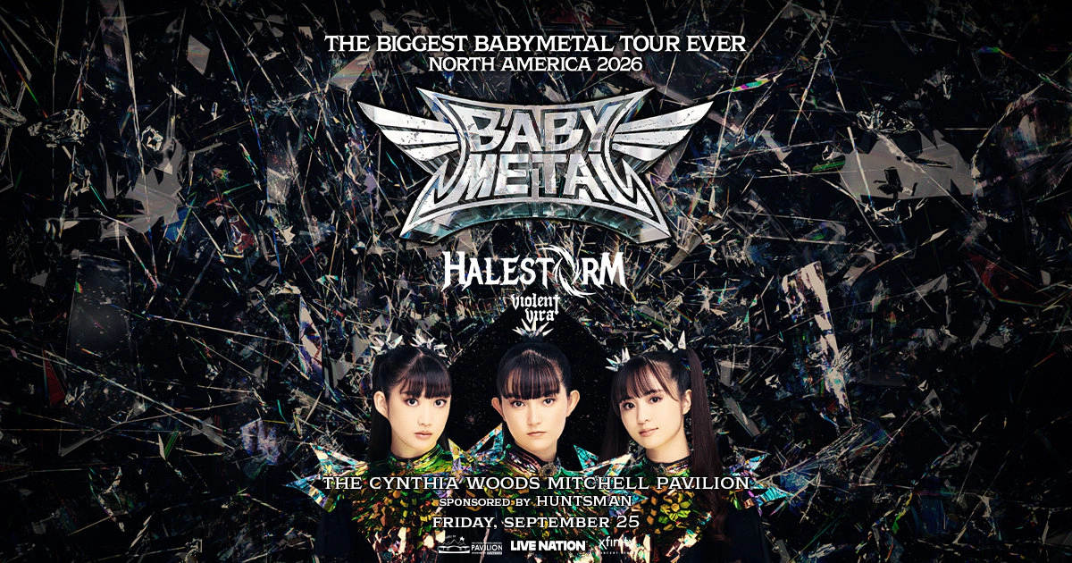 Win tickets to Babymetal at The Cynthia Woods Mitchell Pavilion The Woodlands TX