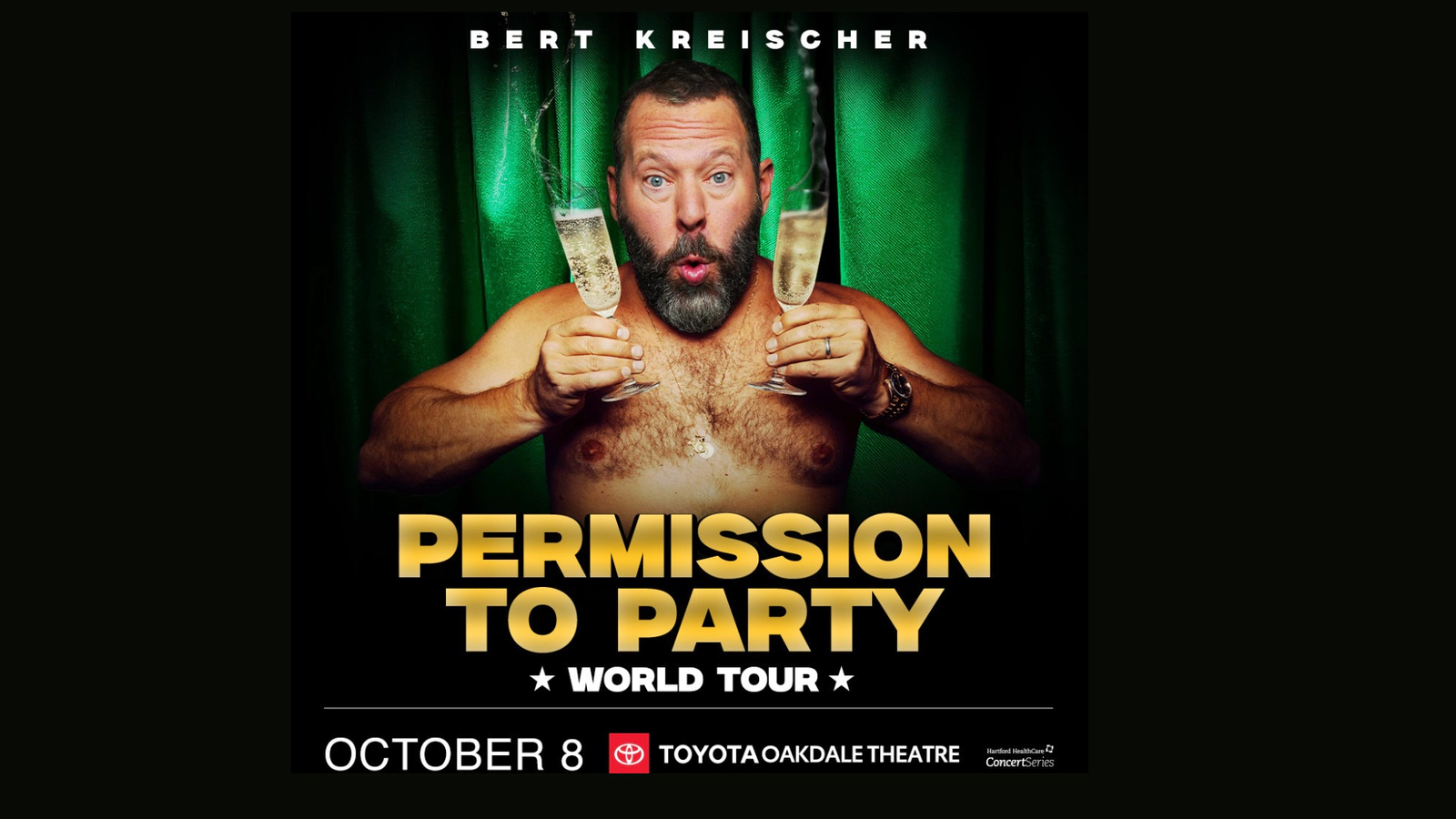 Win tickets to Bert Kreischer at Toyota Oakdale Theatre Wallingford CT