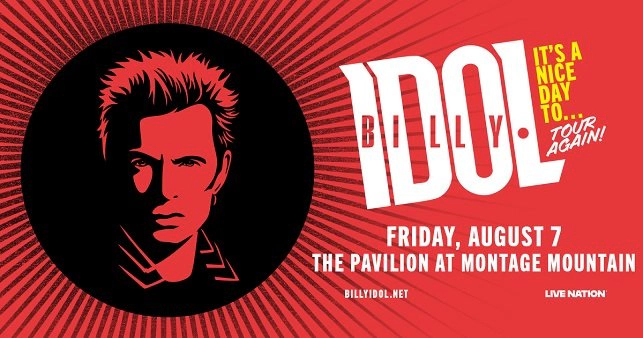 Win tickets to Billy Idol at The Pavilion at Montage Mountain Scranton PA
