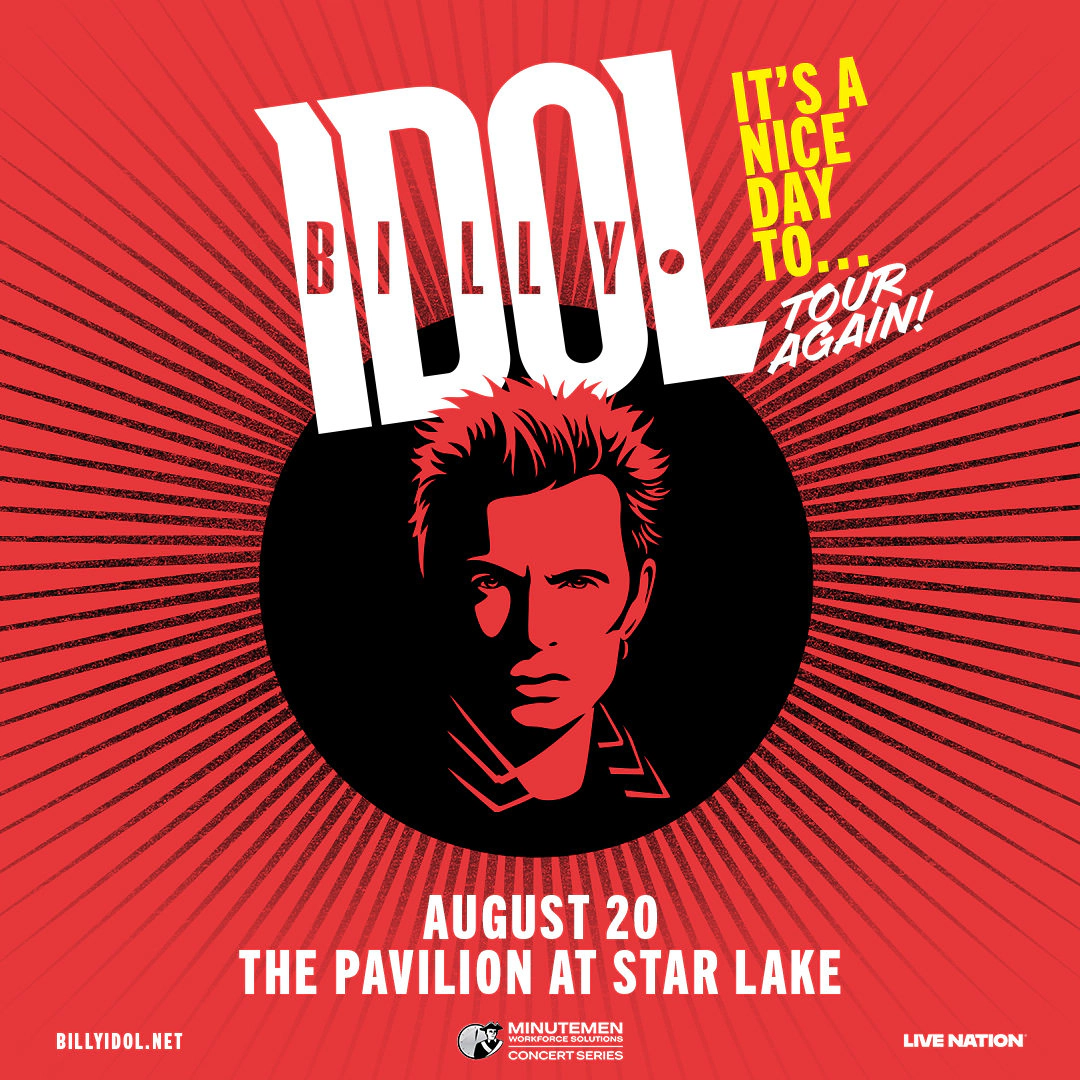 Win tickets to Billy Idol at The Pavilion at Star Lake Burgettstown PA