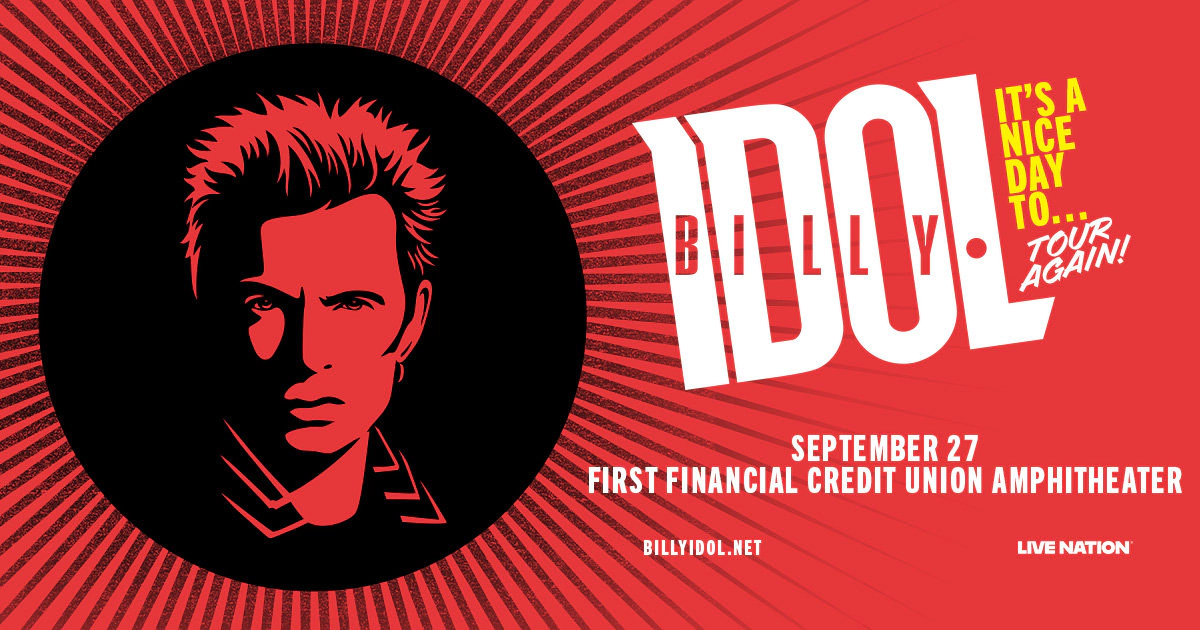 Win tickets to Billy Idol at First Financial Credit Union Amphitheater Albuquerque NM