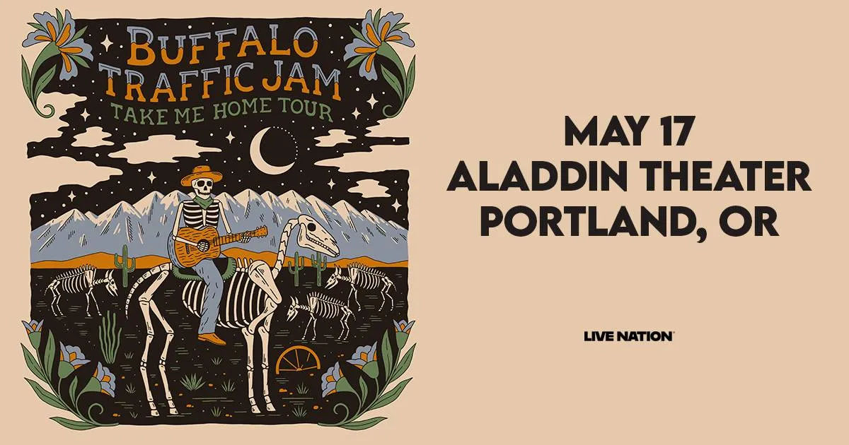 Win tickets to Buffalo Traffic Jam at Aladdin Theater Portland OR