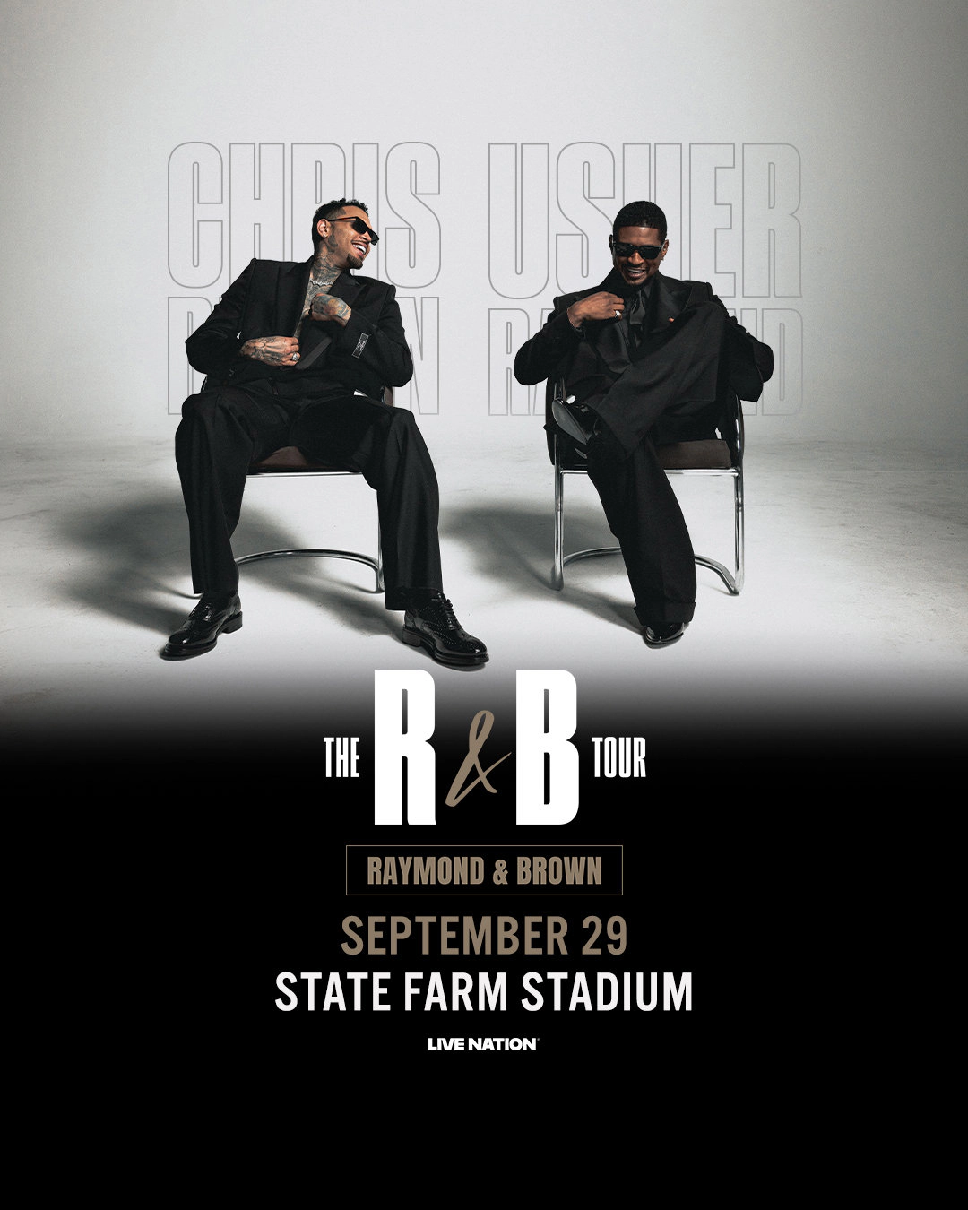 Win tickets to Chris Brown & Usher at State Farm Stadium Glendale AZ