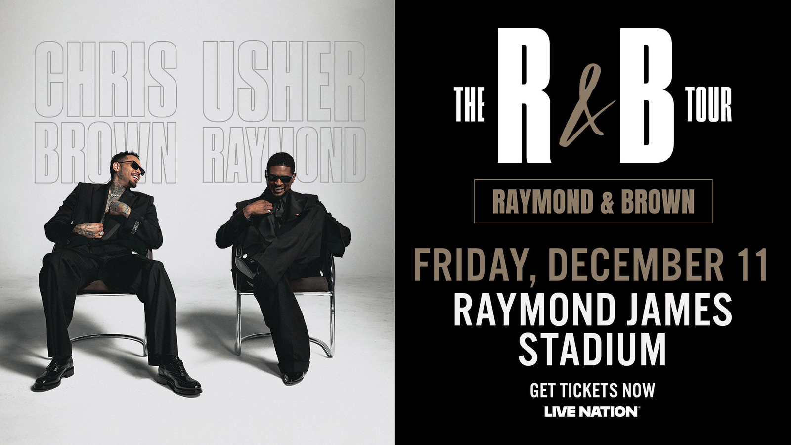 Win tickets to Chris Brown & Usher at Raymond James Stadium Tampa FL