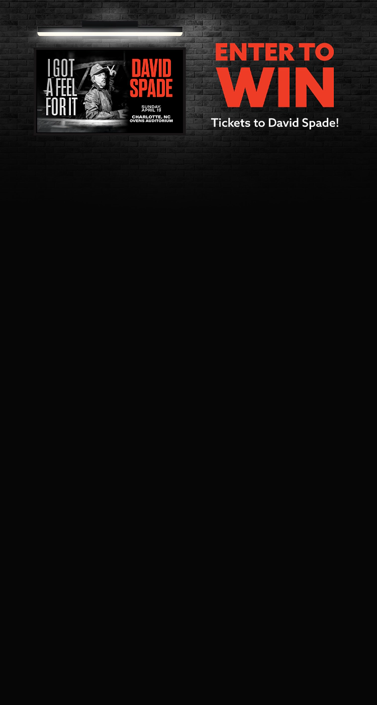 Win tickets to David Spade at Ovens Auditorium Charlotte NC