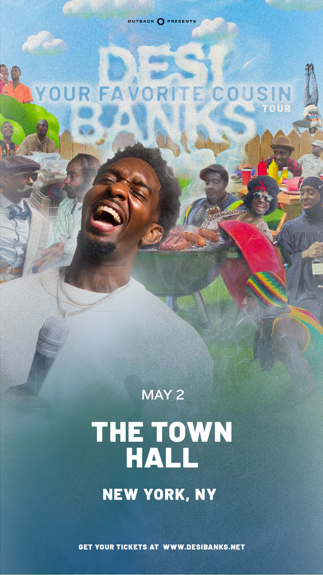 Win tickets to Desi Banks at TheTown Hall New York NY