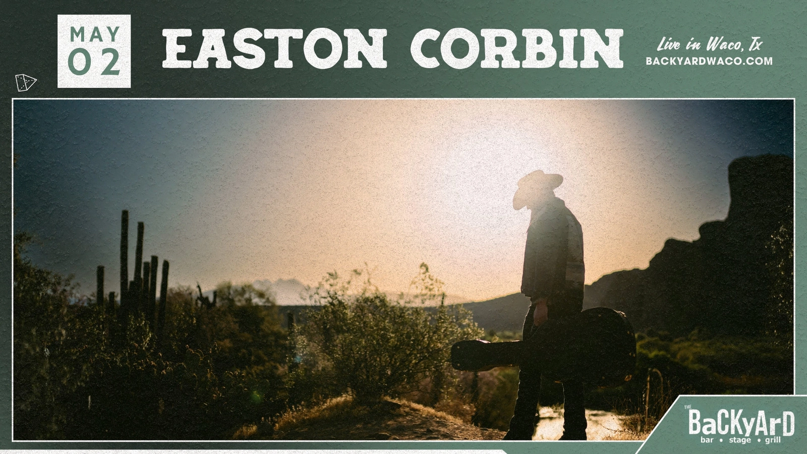 Win tickets to Easton Corbin at The Backyard Waco TX