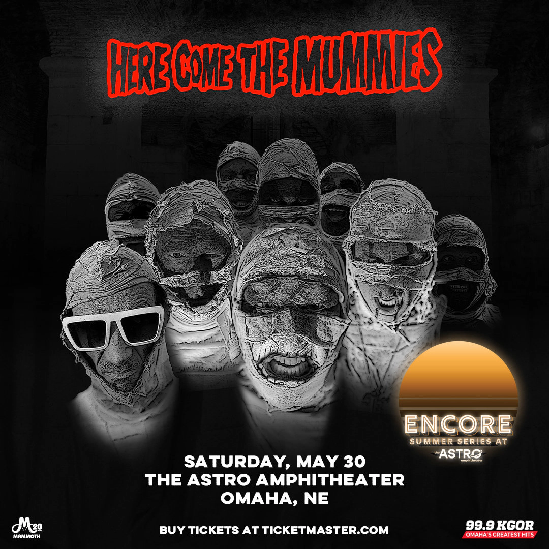 Win tickets to Here Come the Mummies at The Astro Amphitheater Omaha NE