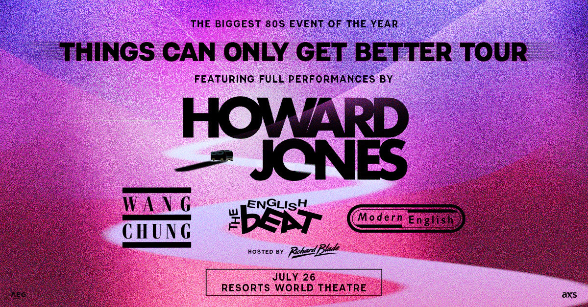 Win tickets to Howard Jones at Resorts World Theatre Las Vegas NV