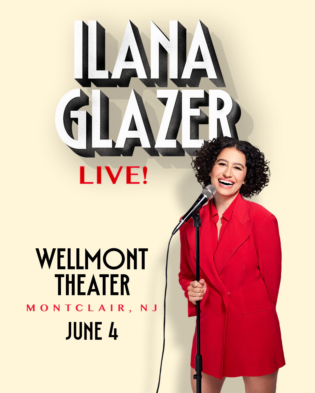 Win tickets to Ilana Glazer at Wellmont Theater Montclair NJ