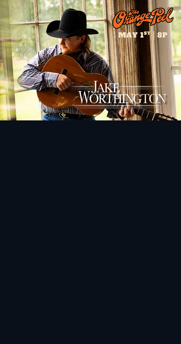 Win tickets to Jake Worthington at The Orange Peel Asheville NC