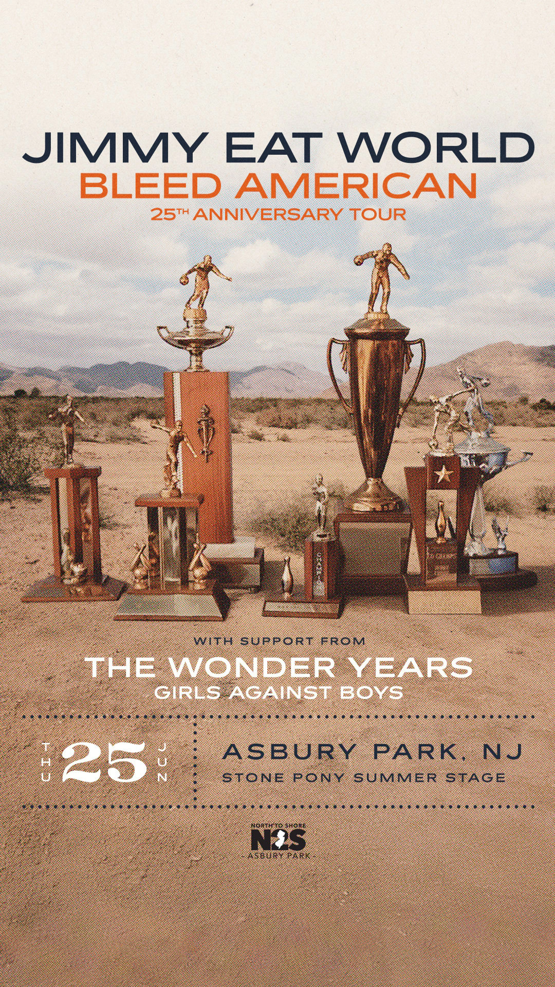 Win tickets to Jimmy Eat World at Stone Pony Summer Stage Asbury Park NJ