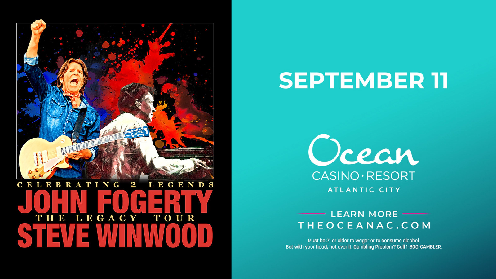 Win tickets to John Fogerty at Ovation Hall Atlantic City NJ