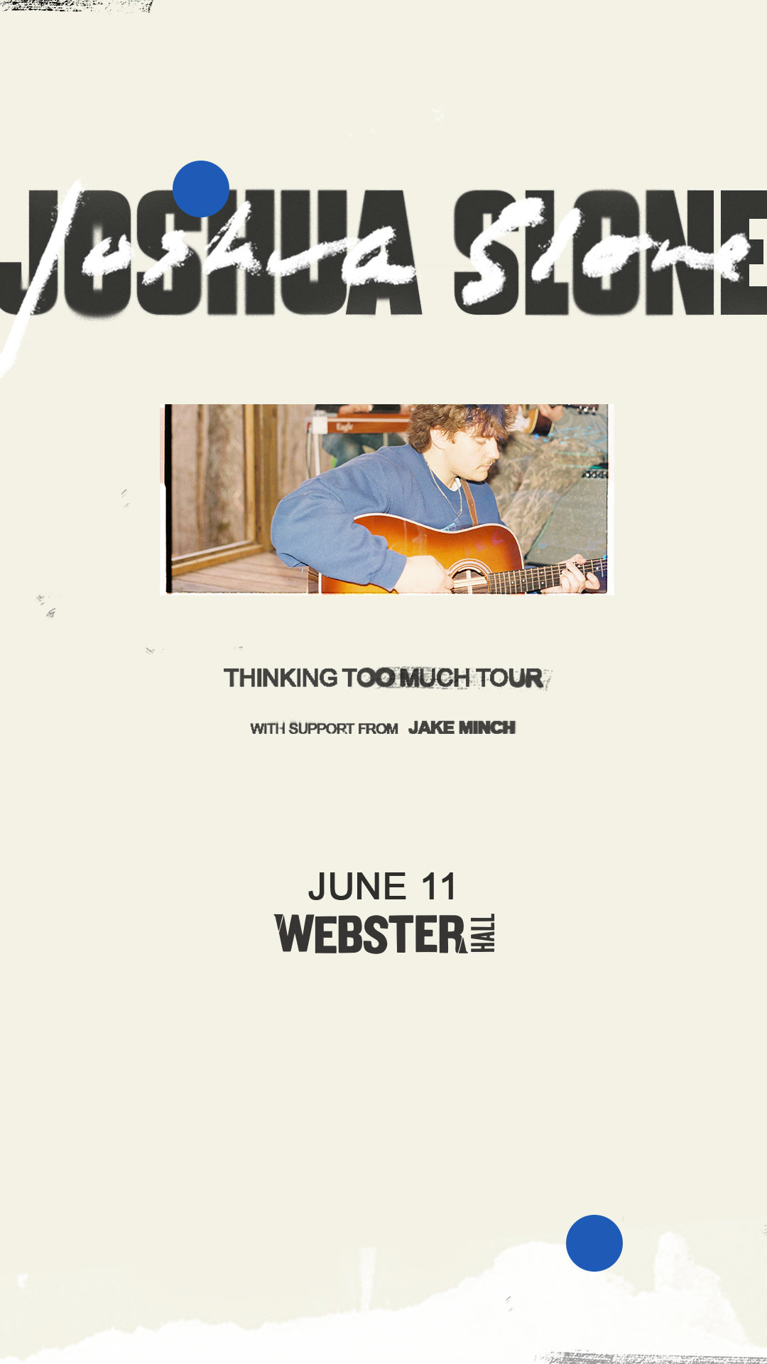 Win tickets to Joshua Stone at Webster Hall New York NY