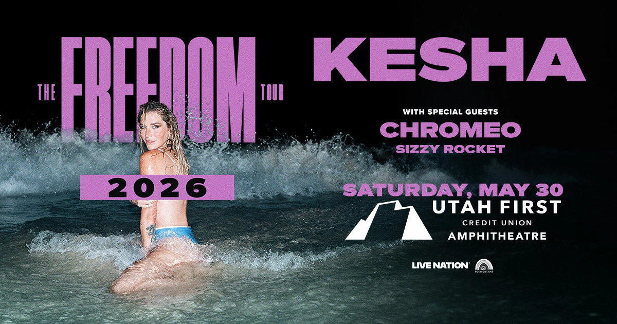 Win tickets to Kesha at Utah First Credit Union Amphitheatre West Valley City UT