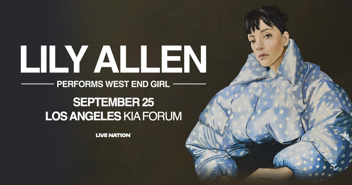 Win tickets to Lily Allen at Kia Forum Inglewood CA
