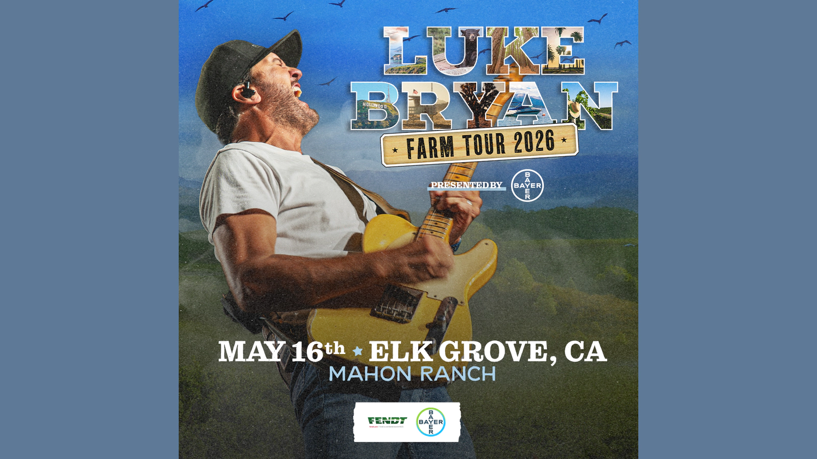 Win tickets to Luke Bryan at Mahon Ranch Elk Grove CA