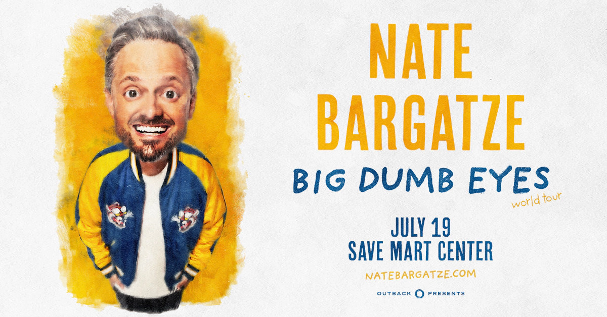 Win tickets to Nate Bargatze at Save Mart Center Fresno CA