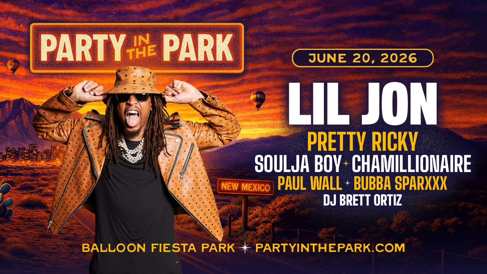 Win tickets to Party in the Park at Balloon Fiesta Park Albuquerque NM