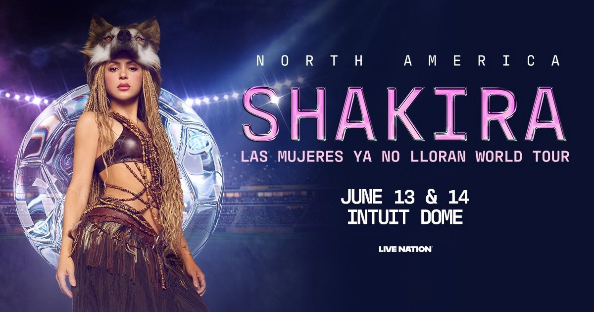 Win tickets to Shakira at Intuit Dome Inglewood CA